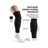unes Yeni Nesil Esnek Futbol Tekmeliği - Şok Emici Petli Tekmelik Çorabı - Siyah - 14 YAŞ VE ÜSTÜ İÇİN UYGUN.