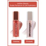 Unfilter Beauty Lipgloss 08 Chill Baby + Likit Aydınlatıcı 09 So Sparkly, Çok Renkli, Set