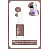 Unfilter Beauty No:15 Oje + 150 ml Aseton + 100 Adet Pamuk