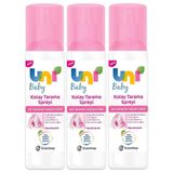 Uni Baby 200 ml 3 Adet Zor Taranan Saçlara Özel Kolay Saç Tarama Spreyi