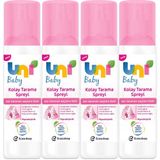 Uni Baby 200x4 Adet Zor Taranan Saçlara Özel Kolay Saç Tarama Spreyi