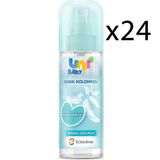 Uni Baby 24x150 ml Nemlendiricili Bebeksi Dokunuş Bebek Kolonyası