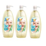 Uni Baby 3x500 ml Pompalı Basmalı Saç ve Vücut Bebek Şampuanı