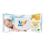 Uni Baby 40'lı Yenidoğan Islak Pamuk Mendil