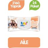 Uni Baby Aile Islak Havlu Mendil 90 x 24 2160 Yaprak
