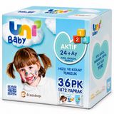Uni Baby Aktif 36x52 1872 Yaprak Islak Havlu Mendil