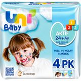 Uni Baby Aktif 4x52 Yaprak Islak Havlu Mendil