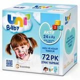 Uni Baby Aktif 72x52 3774 Yaprak Islak Havlu Mendil