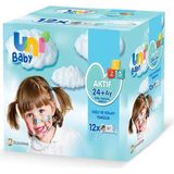 Uni Baby Aktif Bebek Islak Mendil 24+ Ay 12X52 Adet (4 Adet)