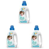 Uni Baby Aktif Sıvı Çamaşır Deterjanı 1500 ml (3 paketi)
