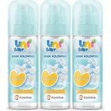 Uni Baby Bebek Kolonyası Nemlendirici Çiçeksi Ferahlık 150 ml x 3 Adet Hipoalerjenik