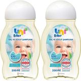 Uni Baby Bebek Saç ve Vücut Şampuanı 200ML Klasik (2 Li Set) - 0 - 9 Yaş