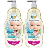 Uni Baby Bebek Saç ve Vücut Şampuanı 900 ml Klasik (Pompalı) (2'li Set)