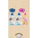 Uni Baby Deterjan 1500 ml 2 Adet Dalin Yumuşatıcı 1500 ml 1 Adet - 1 kg