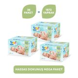 Uni Baby Hassas Dokunuş 36x52'li Islak Mendil