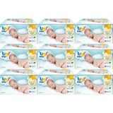 Uni Baby Hassas Yeni Doğan 40x27 Yaprak Narin Ciltler İçin Islak Havlu