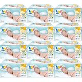 Uni Baby Hassas Yeni Doğan 40x36 Yaprak Narin Ciltler İçin Islak Havlu