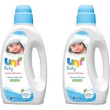 Uni Baby Hipoalerjenik Çamaşır Deterjanı 2 x 1500 ml Hassas Ciltler İçin Çocuk ve Bebek Ürünü - 1 kg