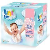 Uni Baby İlk Adım 24X52 Islak Mendil 4 Adet Hassas Ciltler İçin Pratik Temizlik Ürünü