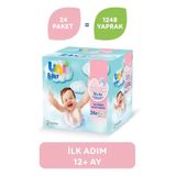 Uni Baby İlk Adım 24x52'li 1248 Adet Islak Mendil