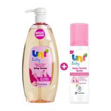Uni Baby Kolay Tarama Seti, Şampuan 700 ml ve Sprey 200 ml