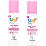 Uni Baby Kolay Tarama Spreyi 200 ml Doğal Bitkisel Özlü Renkli ve Dermatolojik Test Edilmiş - Standart