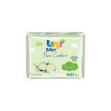 Uni Baby Pure Comfort Bebek Losyonlu ve Salatalık Özlü 3x52 Adet Yaprak Islak Mendil