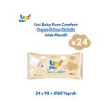 Uni Baby Pure Comfort Beyaz Sabun Kokulu 90x24'lü 2160 Yaprak Islak Mendil