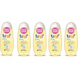 Uni Baby Saç ve Vücut Şampuanı Güçlendirici Etkiyle Parabensiz 200 ml 5'li Set Çocuklar İçin