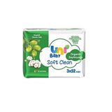 Uni Baby soft clean organik zeytinyağlı 3×52 yaprak
