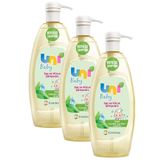 Uni Baby UNI-SET 3x900 ml Bebek Saç ve Vücut Şampuanı