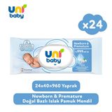Uni Baby Yenidoğan & Premature Islak Mendil 24x40 Adet