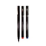 Uni-Ball Akrilik Uçlu Fine Line Pin 0.3 mm Mavi Çizim Kalemi