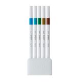 Uni-Ball Akrilik Uçlu Keçeli Kalem Emott 0.4 Mm Fine 5 Renk Ada PEM-SY/5C.04