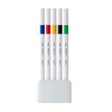 Uni-Ball Akrilik Uçlu Keçeli Kalem Emott 0.4 Mm Fine 5 Renk Canlı PEM-SY/5C.01