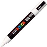 uni-ball markör boyama posca su bazlı poster kalemi 1.8-2.5 mm beyaz pc-5m (6 lı paket) - Yok