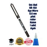 Uni-Ball OB-150 Eye Micro 0.5 mm Pilot Roller Kalem, Siyah, Made in Japan