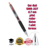 Uni-Ball OMN-207 0.7 mm Jel Pilot Roller Kalem, Kırmızı
