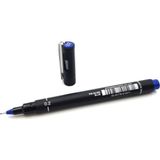 uni-ball pin 0.2 fine line akrilik uçlu kalem teknik çizim kalemi mavi pın02-200 (12 li paket) - Yok