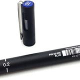 Uni-Ball Pin 0.2 Fine Line Akrilik Uçlu Kalem Teknik Çizim Kalemi Mavi PIN02-200 (12 Li Paket)