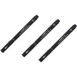Uni-Ball Pin Fine Line Akrilik Uçlu Teknik Çizim Kalemi 0.1 mm Siyah 3'lü