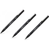 Uni-Ball Pin Teknik Çizim Kalemi 0.8 mm Siyah 3'lü