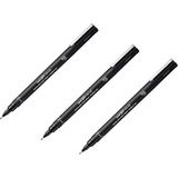 Uni-Ball Pin Teknik Çizim Kalemi 0.9 mm Siyah 3'lü