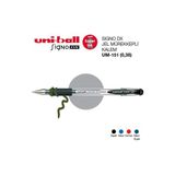 Uni-Ball Signo DX UM-151 0.38 mm Jel Mürekkepli İnce Uçlu Kalem – Tekli Paket, Hassas ve Akıcı Yazım - Siyah