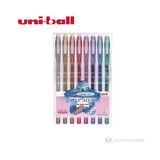 Uni-ball Signo Noble Metal Jel Mürekkepli Kalem 8'li Paket (UM-120NM)