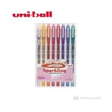 Uni-ball Signo Sparkling Simli Jel Mürekkepli Kalem 8'li Paket (UM-120SP)