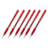 Uni-Ball Signo UM-153 Jel Mürekkep Roller Kalem, 1,0 mm, Geniş Noktalı, Kırmızı Mürekkep, 6'lı Paket