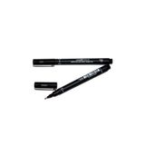 Uni-Ball Teknik Çizim Kalemi Markör Akrilik Uçlu Kalem Fine Line Pin 0.6 Mm Siyah ( 12 Li Paket)