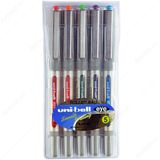 Uni-Ball UB-157 Eye 0.7 mm Karışık Renkli 5'li Paket Roller Kalem