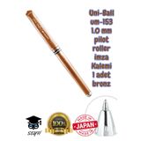 Uni-Ball UM-153 1.0 mm Pilot Roller İmza Kalemi, Bronz